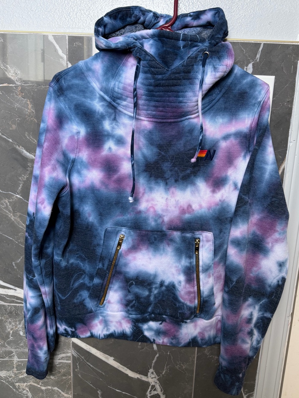 Aviator nation tie dye ninja hoodie